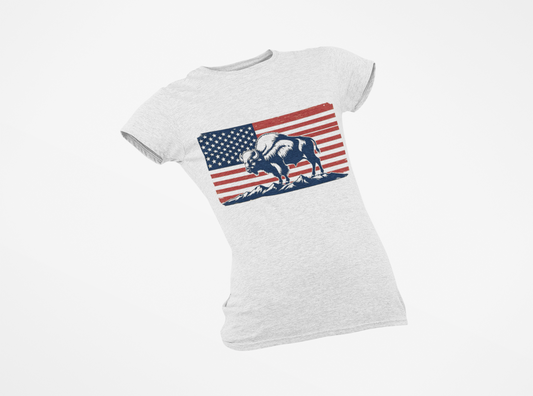 Buffalo on US Flag